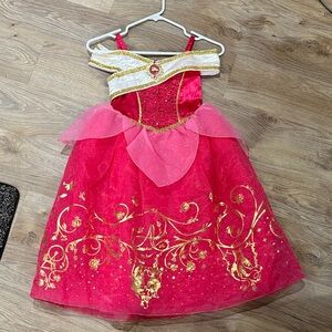 Disney Pink and Gold Princess Dress - Aurora